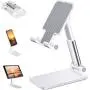 Cell Phone Stand, Angle Height Adjustable Cell Phone Stand for Desk, Fully Foldable Cell Phone Holder, Tablet Stand, Case Friendly Compatible with All Mobile Phone/iPad/Kindle/Tablet Phone Dock