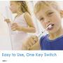 Kids Electric Toothbrushes, Electric Toothbrush Kids Sonic Toothbrush Electronic Toothbrush, Battery Power Tooth Brush with Replacement Heads, IPX7 Waterproof, Blue
