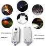 Mini Flashlight Keychain LED Torch USB Rechargeable | 150LM 1W Spotlight 350LM 3W Area Source Flashlight Pocket Torch | Inbuilt Magnet Smart Lighting Device IPX5 Waterproof