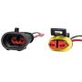 HIFROM 10 Kit (2 + 3 + 4 Pin) Car Male & Female Waterproof Electrical Connectors Plug Socket Kit With 10cm Wire AWG Gauge Marine