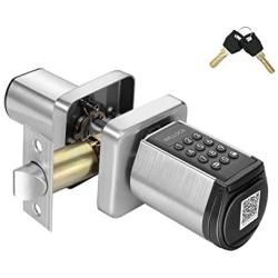 WE.LOCK Keyless Entry Door Lock, Digital Keypad Lock, Smart Locks Door Knob, Easy to Install and Program,Auto Lock Door Locks with keypads for Home,Office,Hotel,Bedroom Door,No Deadbolt, No Bluetooth.