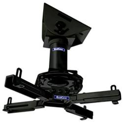 QualGear Pro-AV QG-KIT-VA-3IN-B Projector Mount Kit Accessory Vaulted Ceiling Adapter, 3'' 1.5'', Black