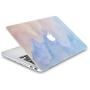 LuvCase 2 in 1 Laptop Case Compatible with Old MacBook Pro 13'' (CD Drive, 2008-2012) A1278 Rubberized Plastic Hard Shell Cover & Keyboard Cover (Blue Mist)