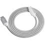 Amazon Basics 10.2 Gbps High-Speed 4K HDMI Cable with Braided Cord, 6-Foot, Silver