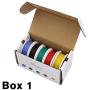 Striveday 30 AWG Flexible Silicone Wire Electric Wire 30 Gauge Coper Hook Up Wire 300V Cables Electronic Stranded Wire Cable Electrics DIY Box-1
