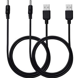 DC Charging Cable Replacement LELO Iris, Lily, Sona, Gigi, Luna Mini Facial Cleanser Power Cable, 2-Pack