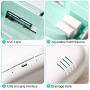 Toothbrush Clean Case,Portable Mini Travel Toothbrush Holder (For Most of Toothbrushes),USB Recharged (White)