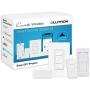 Lutron Caseta Smart Start Kit, Dimmer Switch with Smart Bridge and Wall Mount Pico Adapter, Works with Alexa, Apple HomeKit, and the Google Assistant | P-BDG-PKG1W-A | White