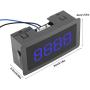 Digit Counter, DC 8-24V 4 Digit LED Digital Display 0-9999 Up/Down Plus/Minus Panel Counter Meter with Cable (Blue)
