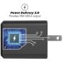 SCOSCHE HPDC8 Certified Powervolt USB Fast Charger Power Delivery 3.0 for Standard USB-C Devices, Black