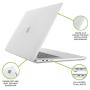 Moshi iGlaze Hardshell Case for MacBook Pro 15-inch 2019/2018/2017/2016 (Thunderbolt 3/USB-C), MacBook Cover, Scratch Protection, Easy Installation and Removal, Good Heat Dissipation, Stealth Clear