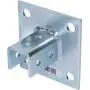 Morris Products 17454 Post Base Channel 4 Hole Square – For 1-5/8” Strut – Side Orientation, Galvanized Steel – 6” x 6” Base – Secures Strut Assembly to Floors, Surfaces