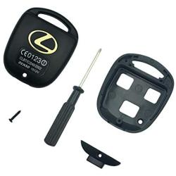 Not Needed for Cutting-Key Shell Replacement for Lexus ES300 ES330 GS300 GS400 GS430 GX470 IS300 LS400 LS430 LX470 RX300 RX330 RX350 RX400h RX450h SC430 Key Fob Cover with Screwdriver (Pack 1)
