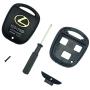 Not Needed for Cutting-Key Shell Replacement for Lexus ES300 ES330 GS300 GS400 GS430 GX470 IS300 LS400 LS430 LX470 RX300 RX330 RX350 RX400h RX450h SC430 Key Fob Cover with Screwdriver (Pack 1)
