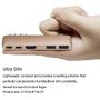 Purgo Mini USB C Hub Adapter Dongle for MacBook Air M1 2020-2018 and MacBook Pro M1 2020-2016, with 4K HDMI, 100W PD, 40Gbps TB3 5K@60Hz, USB-C and 2 USB 3.0 (Gold) Purgo Mini USB C Hub Adapter Dongle for MacBook Air M1 2020-2018 and MacBook Pro M1 2020-2016, with 4K HDMI, 100W PD, 40Gbps TB3 5K@60Hz, USB-C and 2 USB 3.0 (Gold)