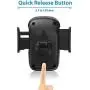 Beam Electronics Car Phone Mount Holder Universal Phone Car Air Vent Mount Holder Cradle Compatible for iPhone 12 11 Pro Max XS XS XR X 8+ 7+ SE 6s 6+ 5s 4 Samsung Galaxy S4-S10 LG Nexus Nokia