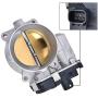 Throttle Body Assembly Compatible with 07 08 Chevy Suburban 1500 2500 LS, LT, LTZ 6.0L V8 05-09 GMC Envoy Denali 5.3L V8 Replacement for 12572658 12580760