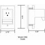 PowerBridge ONE-CK Single Outlet for TV and Sound-Bar Recessed In-Wall Cable Management System Kit (ONESB-CK) PowerBridge ONE-CK Single Outlet for TV and Sound-Bar Recessed In-Wall Cable Management System Kit (ONESB-CK)