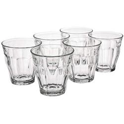 Duralex, Clear 25 cl Picardie Tumbler, Pack of 6, Glass, 8-3/4-Ounce