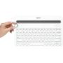 Logitech Bluetooth Multi-Device Keyboard K480 – White – for Windows and Mac Computers, Android and iOS Tablets and Smartphones