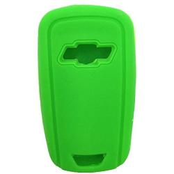 New Green 4 Buttons Key Cover for Flip Folding Key Case Cover Silicone cover for 2010 2011 2012 2013 2014 Camaro