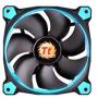 Thermaltake Riing 12 Series Blue High Static Pressure 120mm Circular LED Ring Case/Radiator Fan with Anti-Vibration Mounting System Cooling CL-F038-PL12BU-A