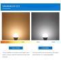 6 watt (60w Equivalent) Hansang LED Bulbs,E12 Small Base Candelabra Round Light Bulb,600 Lumen,Warm White 2700K,A15 LED Bulb Globe Shape,Non dimmable,G45 Ceiling Fan Light Bulbs (6 Pack)