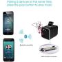 ZIOCOM 30 Pin Bluetooth Adapter Receiver for iPhone iPod Bose SoundDock and Other 30 pin Dock Speakers with 3.5mm Aux Cable(Not for Car and Motorcycles),Black