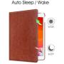 Fintie Rotating Case for New iPad 8th Gen (2020) / 7th Generation (2019) 10.2 Inch - [Built-in Pencil Holder] 360 Degree Rotating Smart Protective Stand Cover with Auto Sleep/Wake, Brown