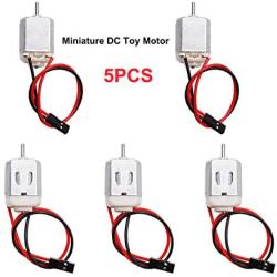 mxuteuk 5Pcs 1V-6V DC 130 Type Motor Mini Electric Motor Micro Toy Motor With 2Pin Female Wire for Arduino,DIY Toys,Science Projects MD-2P