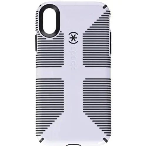 Speck Products CandyShell Grip iPhone XR Case, White/Black