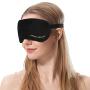 Heated Eye Mask, USB Steam Warm Compress for Puffy Eyes, Warm Therapeutic Treatment for Dry Eye, Chalazion, Blepharitis, Stye (Black)