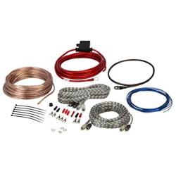 SCOSCHE Install Centric ICAK104 True 10 Gauge 4-Channel 420 W Max Complete Car Amp Installation Wiring Kit