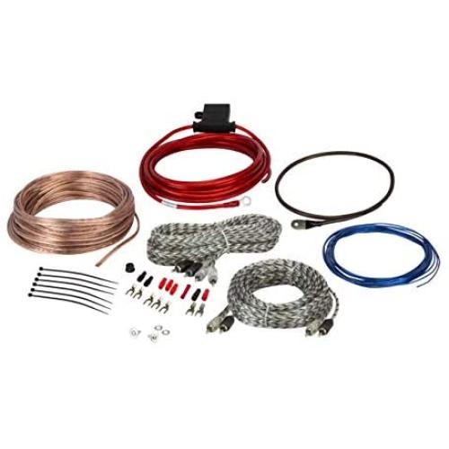 SCOSCHE Install Centric ICAK104 True 10 Gauge 4-Channel 420 W Max Complete Car Amp Installation Wiring Kit