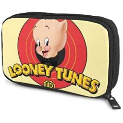 Hxuedan Porky Pig Looney Tunes The Data Cable Storage Bag is A Portable and Independent Design SuitableVFor Travelers to Place The Data Cable, Earphone and Electronic Product Data Cable Storage Bag