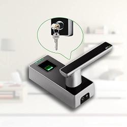 ZKTeco Electronic Smart Lock Biometric Fingerprint Door Lock, Keyless Home Entry Fingerprint Locks for Front Door Bedroom
