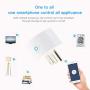 FRANKEVER Smart Plug, Smart outlets, No Hub Required, Wi-Fi Smart Mini Socket Outlet Compatible, Compatible with Alexa, Google Home and IFTTT 2 Pack