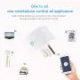 FRANKEVER Smart Plug, Smart outlets, No Hub Required, Wi-Fi Smart Mini Socket Outlet Compatible, Compatible with Alexa, Google Home and IFTTT 2 Pack