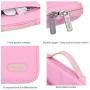 ProCase 12-12.9 inch Sleeve Case Bag for Surface Pro X 2017/Pro 7 6 4 3, MacBook Pro 13, iPad Pro Protective Carrying Cover Handbag for 11'' 12'' Lenovo Dell Toshiba HP Acer Chromebook -Pink