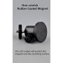 ULIBERMAGNET 24lb 360° Rotation Magnetic Camera Mount and 1/4” Thread Magnetic Camera Stand Magnetic Foot Mini Ball Head Heavy Duty Metal Securely Attaches to Car or Other Iron Surfaces