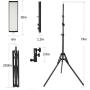 Bi-Color LED Video Filming Light with Tripod Stand 240x2 SMD Lamp Beads CRI 96+ 3200K~6000K Dimmable LED Soft Metal Shell Lighting Kit for Studio,YouTube,Product Photography,Video Shooting (2 Packs)