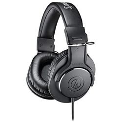 Audio-Technica ATH-M20X Professional Studio Monitor Headphones, Black