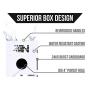 Next 10/2 Speaker Wire - 10 AWG/Gauge 2 Conductor - UL Listed in Wall (CL2/CL3) and Outdoor/In Ground (Direct Burial) Rated - Oxygen-Free Copper (OFC) - 250 Foot Bulk Cable Pull Box - White