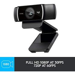 Logitech C922x Pro Stream Webcam – Full 1080p HD Camera