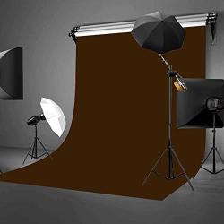 LYLYCTY 5x7ft Photography Studio Non-Woven Backdrop Coffee Color Backdrop Solid Color Backdrop Simple Background LY089