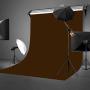 LYLYCTY 5x7ft Photography Studio Non-Woven Backdrop Coffee Color Backdrop Solid Color Backdrop Simple Background LY089