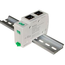 WatchfulEyE WTH-SG/RJ45-E DIN-Rail Mounted Gigabit Ethernet PoE Surge Protector Full GDT 1-2 3-6 TVS Surge Protection
