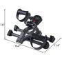 Vaunn Medical Pedal Exerciser with Display for Legs and Arms Physiotherapy
