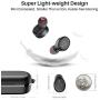 TOZO T10 Bluetooth 5.0 Wireless Earbuds with Wireless Charging Case IPX8 Waterproof TWS Stereo Headphones in Ear Built in Mic Headset Premium Sound with Deep Bass for Sport Black