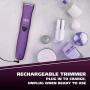 Wahl Pure Confidence Purple Rechargeable Trimmer #9865-100